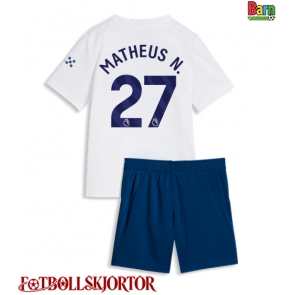 Manchester City Matheus Nunes #27 Tredje Kläder Barn 2026-27 Kortärmad (+ Korta byxor)